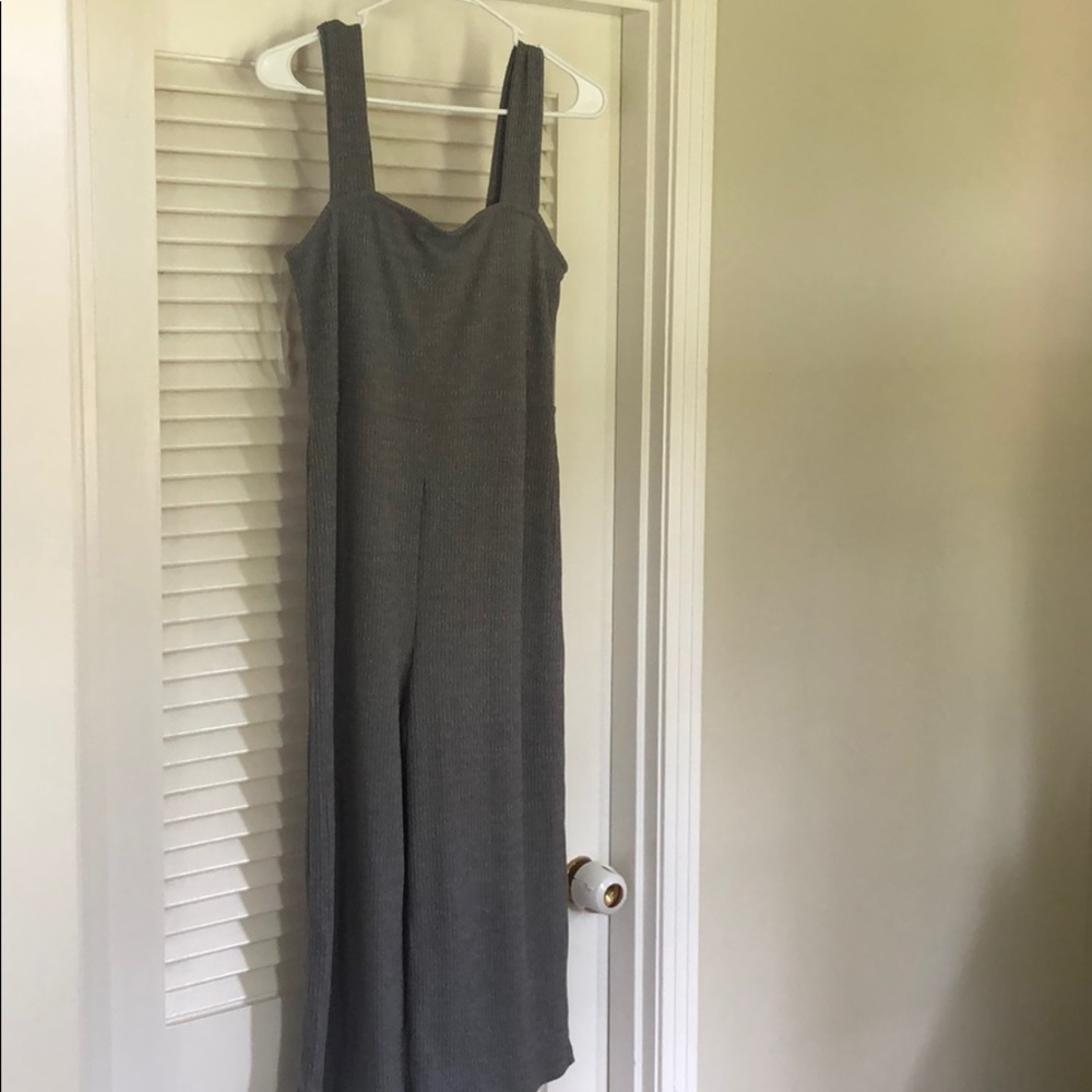 Knit target jumpsuit